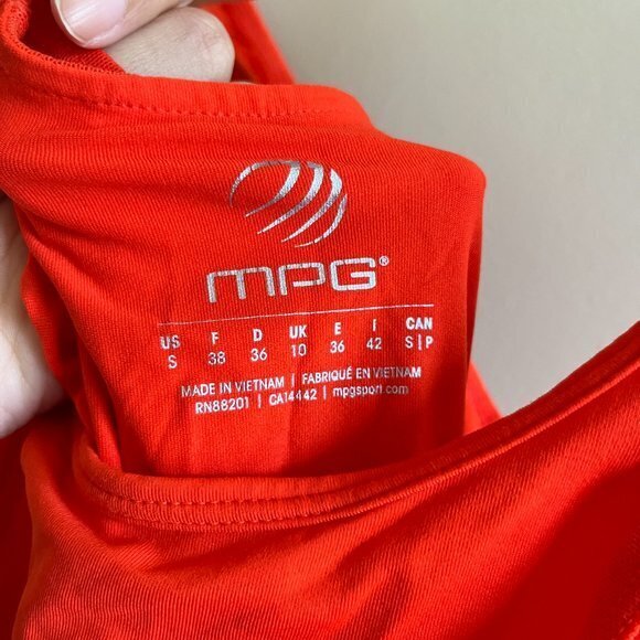 MPG Sport Crossback Tank Top Athletic Yoga Running - Picture 4 of 8
